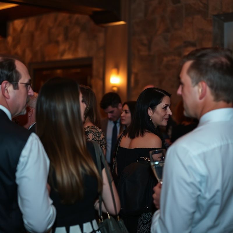 Candid event photography at an indoor Montréal gala